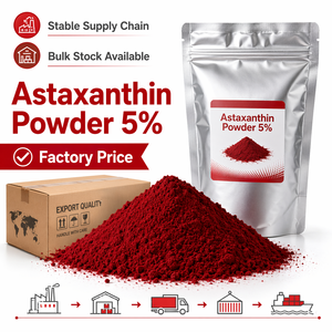 Natural Astaxanthin Powder Bulk Supply for Supplements Cosmetic Formulations Aquaculture Food Grade