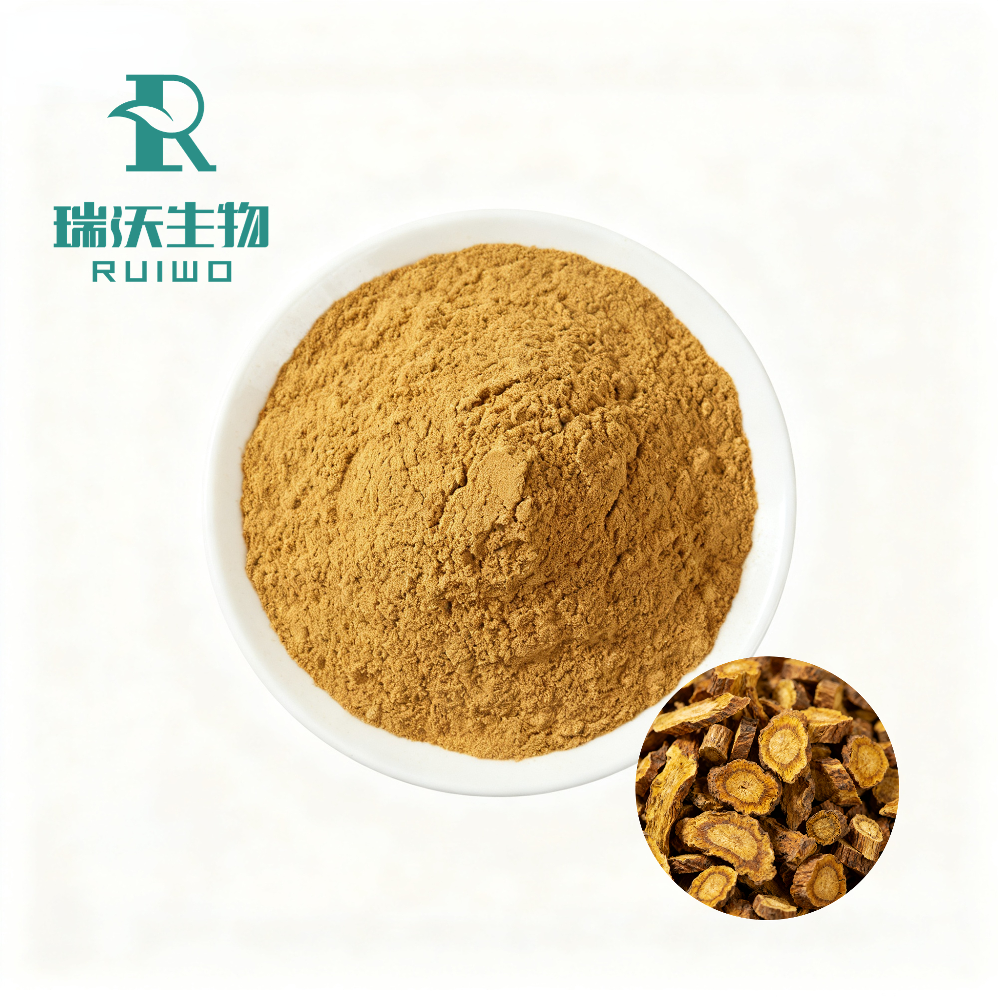 Ruiwo Phytochem 99% Pure Scutellaria Baicalensis Extract Powder (Baicalin) Solvent Extraction Food Grade Oral Supplement