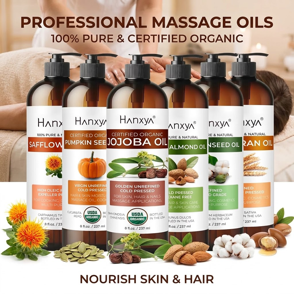 SPA Professional Jojoba Massage Oil 237ml Pump Bottle Bulk OEM ODM