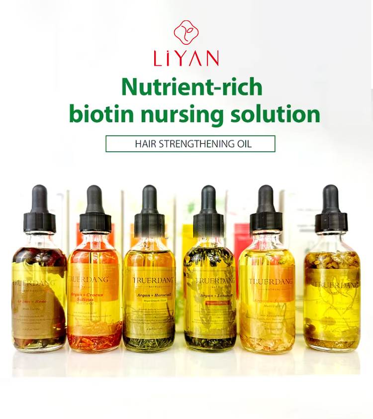 Private Label Organic Rosemary Oil Hair Growth Healthy Scalp Biotin Nourishing Serum Strengthening Hair Treatment Oils