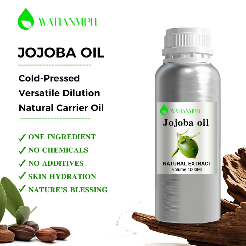 Wholesale Bulk Jojoba Oil Cold Pressed Pure Natural Oil Cosmetic Grade for Body &amp; Hair Care