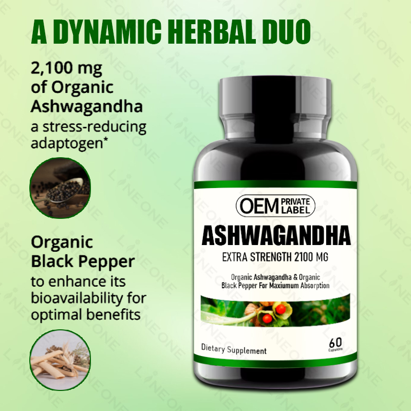 Wholesale Pure Supplements Ashwagandha Capsules