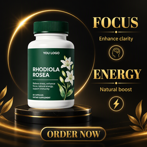 Rhodiola Rosea Capsules 60 Capsules Dietary Supplement Support Relaxation And Daily Energy