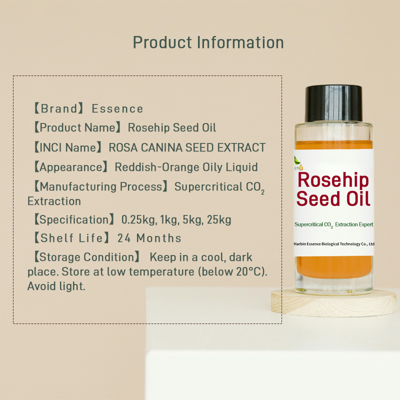 China Best Selling Product Bulk Rosehip Seed Oil SFE CO2 Wild Rose Seed Oil Rose Extract