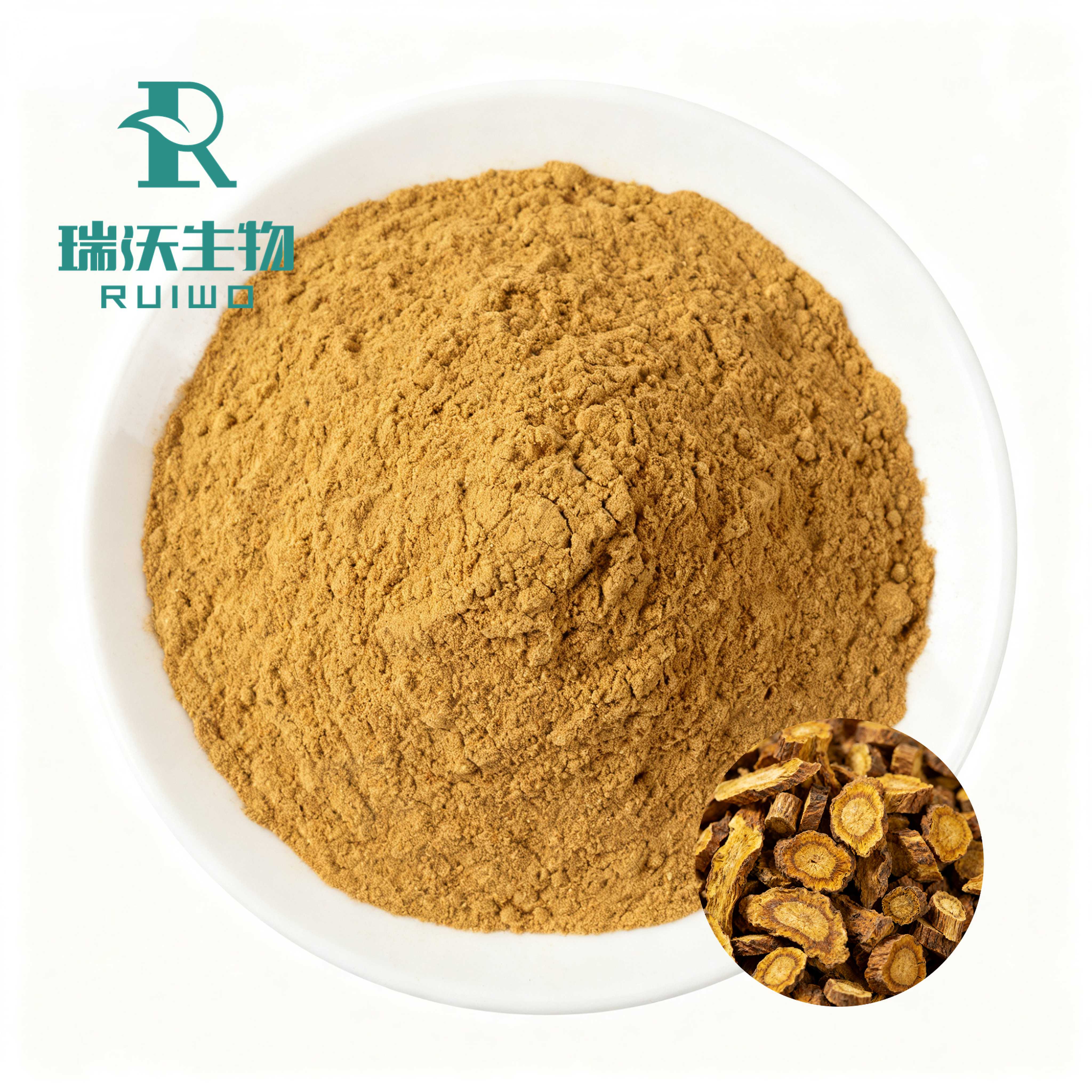 Ruiwo Phytochem 99% Pure Scutellaria Baicalensis Extract Powder (Baicalin) Solvent Extraction Food Grade Oral Supplement