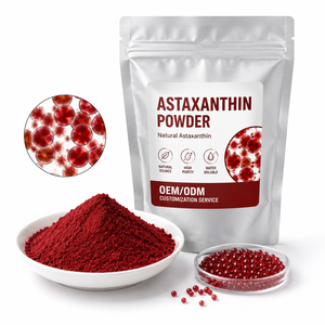 High quality Astaxanthin Extract Powder Haematococcus Pluvialis CAS 472 61 7 Private Label Wholesale Bulk Factory Supply