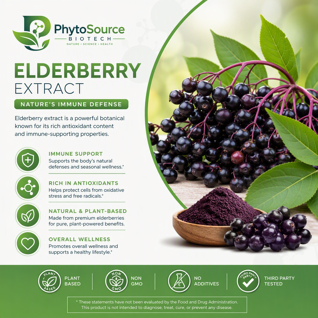 Elderberry Extract Powder Anthocyanins 25% Sambucus Nigra Fruit Herbal Solvent Bottle Health Food Grade Supplement Raw Material