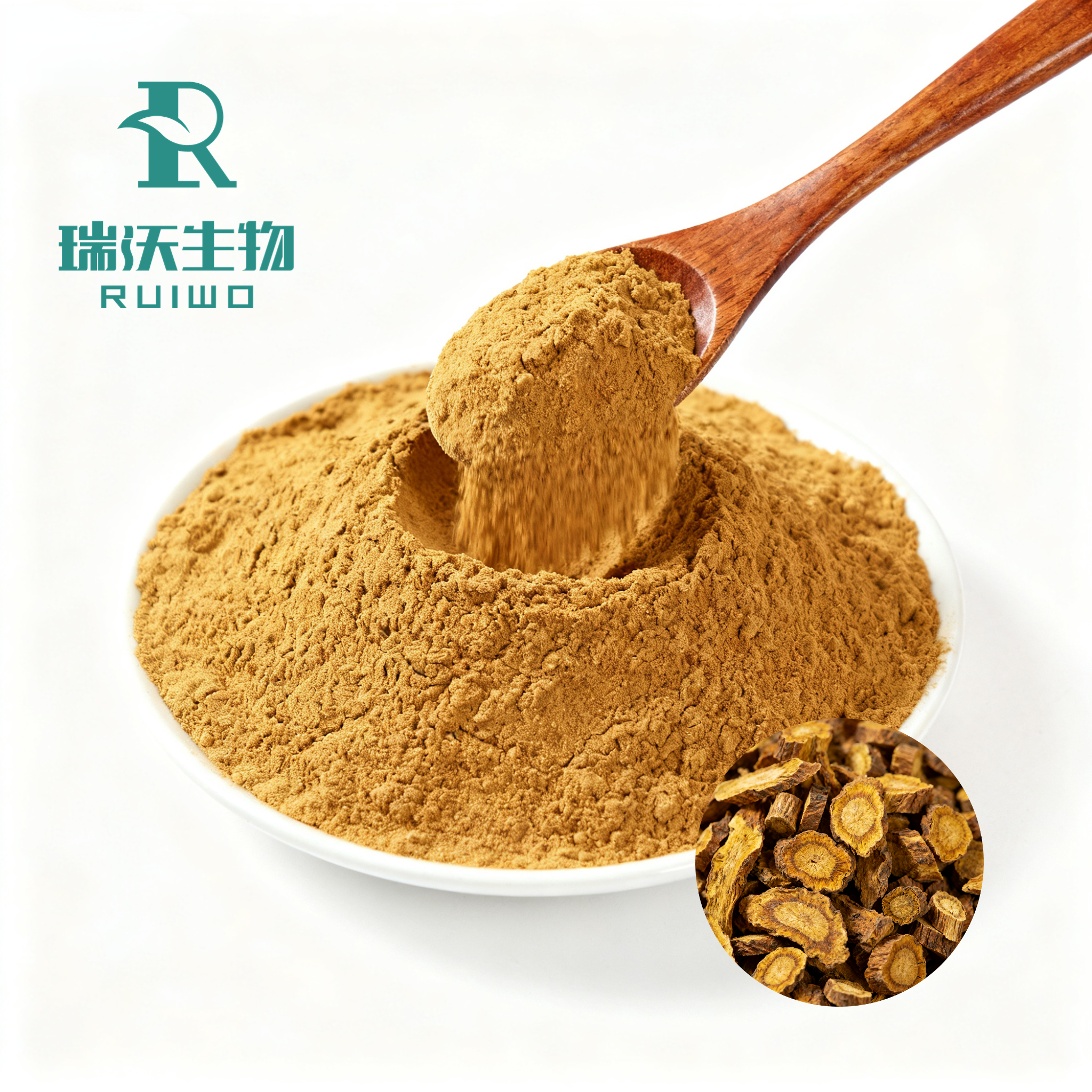 Ruiwo Phytochem 99% Pure Scutellaria Baicalensis Extract Powder (Baicalin) Solvent Extraction Food Grade Oral Supplement