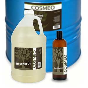 100% Pure Natural Cold Pressed Refined Rosehip Seed Oil Cosmetic Grade Light Yellow Carrier Oil 180kg Drum