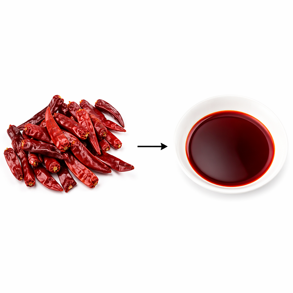 LCHBIO Bulk Paprika Oleoresin Fruit Extract 150CU Golden 5-Segment Food Grade Solvent Extracted Oil-Based Natural Red Color