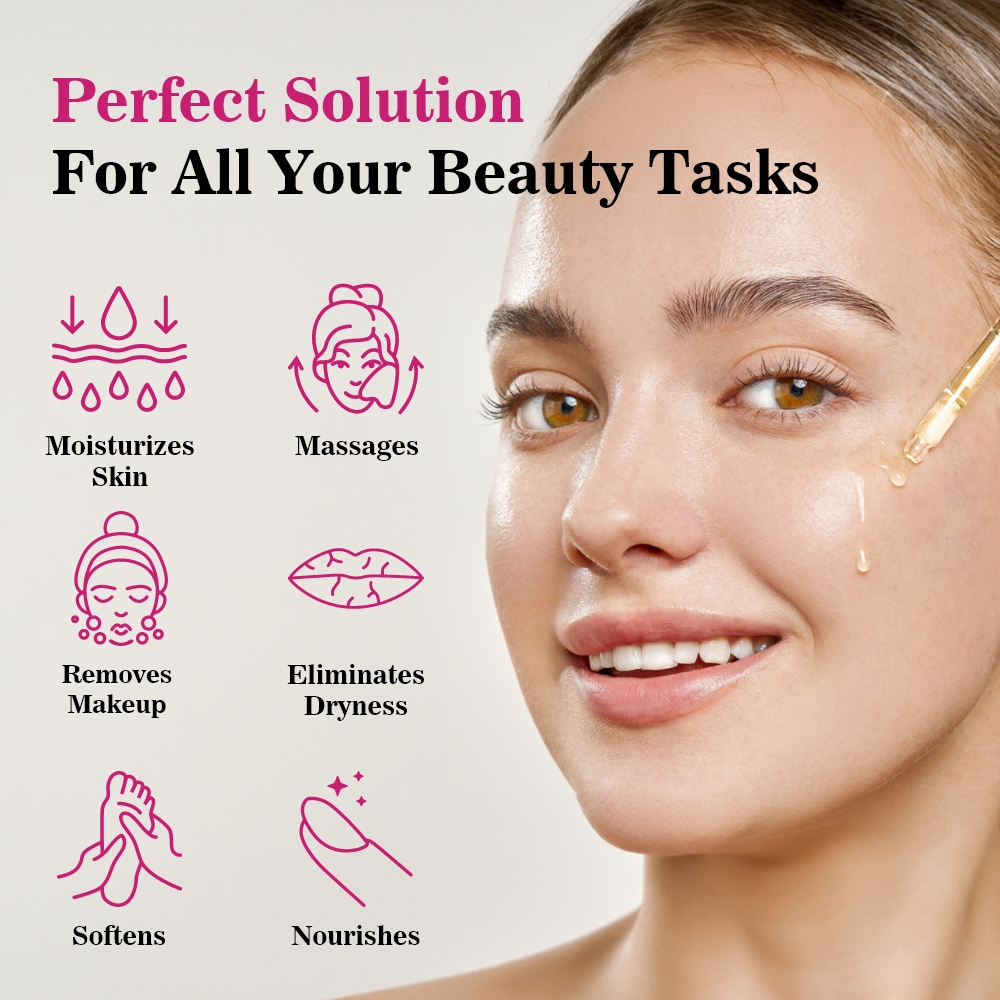 JMFREE OEM ODM 100% Pure Natural Organic Rosehip Oil Bulk Seed Oil for Face Hair Body Care Rosehip Oil Cold Pressed