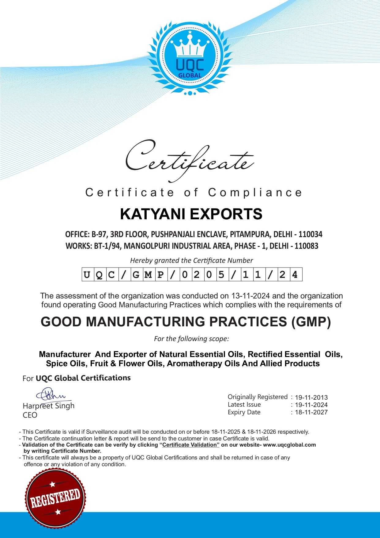 Certification 1