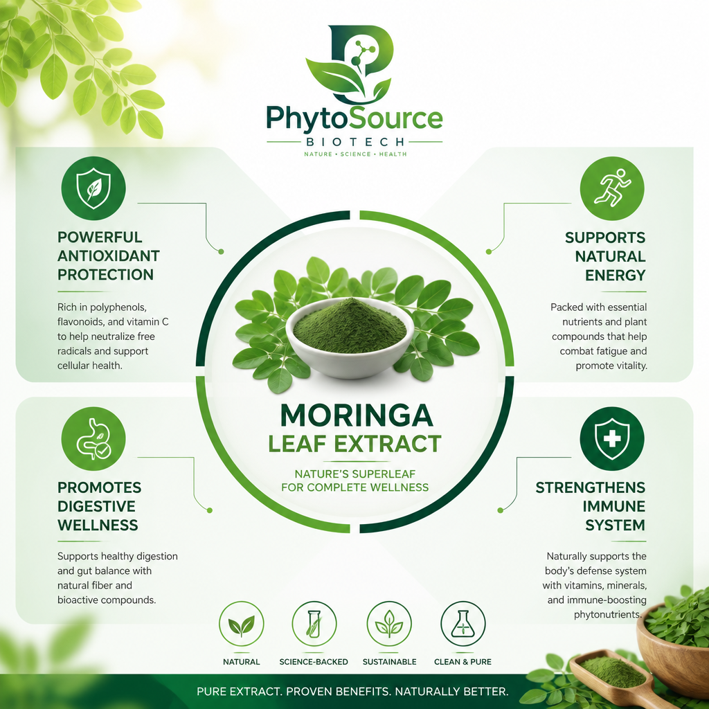 Water Soluble Moringa Leaf Extract Moringa Oleifera Powder for Meal Replacement Functional Tea