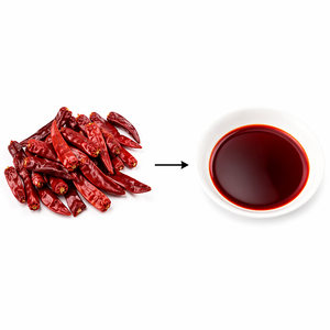 LCHBIO Bulk Paprika Oleoresin Fruit Extract 150CU Golden 5-Segment Food Grade Solvent Extracted Oil-Based Natural Red Color