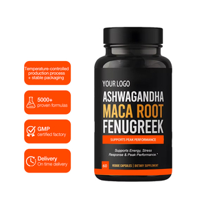 Oem Odm Private Label Ashwagandha Maca Root Extract Capsules Supplements