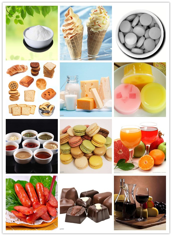 Polydextrose Application Chart