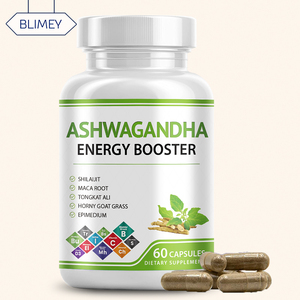 Ayurvedic Dietary Supplement Ashwagandha Capsules KSM 66 Ashwagandha Root Extract for Adult Digestive Health Immune Support