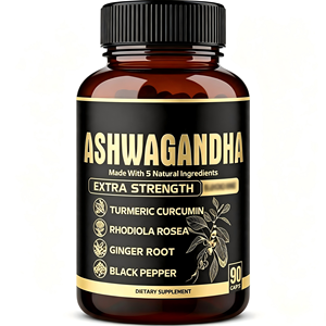 Natural Ashwagandha Root Extract Capsules For Adult Immune Support Memory Sleep Improvement Digestive Health-90 Capsules/Bottle