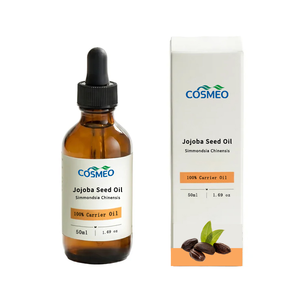 KSMA Private Label Cold Pressed Golden Jojoba Oil 50ml 100% Pure Natural CE Certified For Skin Moisturizing Hair Care Body