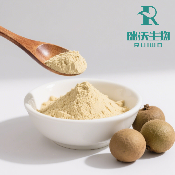 RUIWO PHYTOCHEM Factory Supply Pure Food Grade Monk Fruit Extract Powder 0.99 Specification Liquid-Solid Extraction