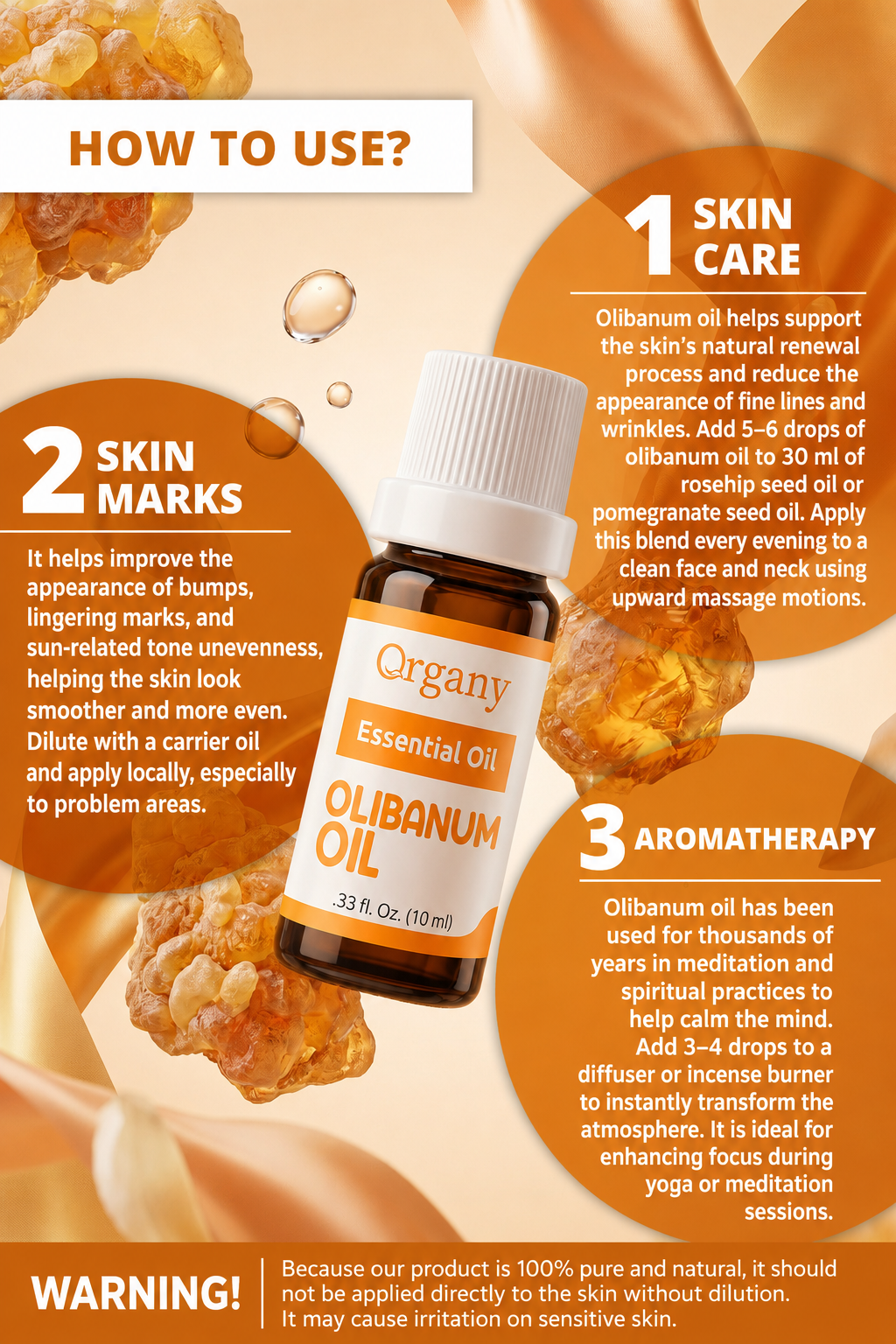 100% Pure Frankincense Essential Oil Boswellia Carterii Steam Distilled Wholesale Private Label OEM Anti Aging Brightening