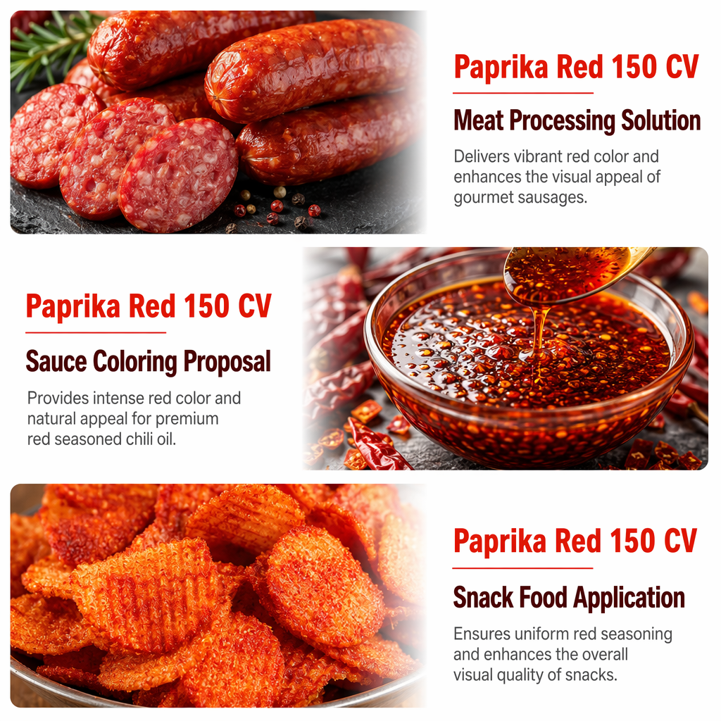 LCHBIO Bulk Paprika Oleoresin Fruit Extract 150CU Golden 5-Segment Food Grade Solvent Extracted Oil-Based Natural Red Color