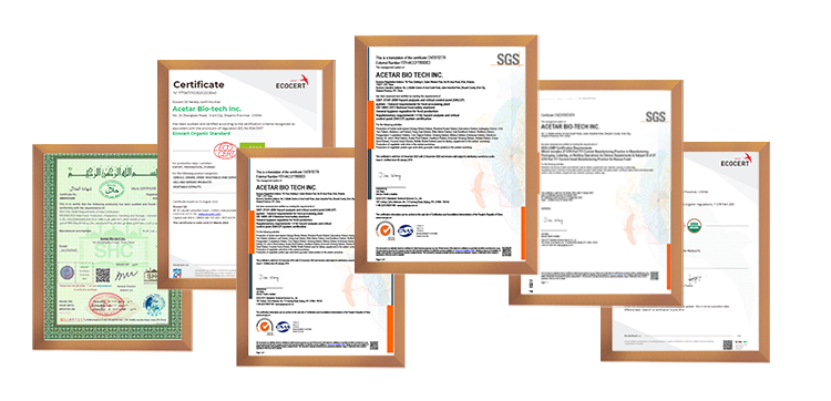 International Quality Certifications