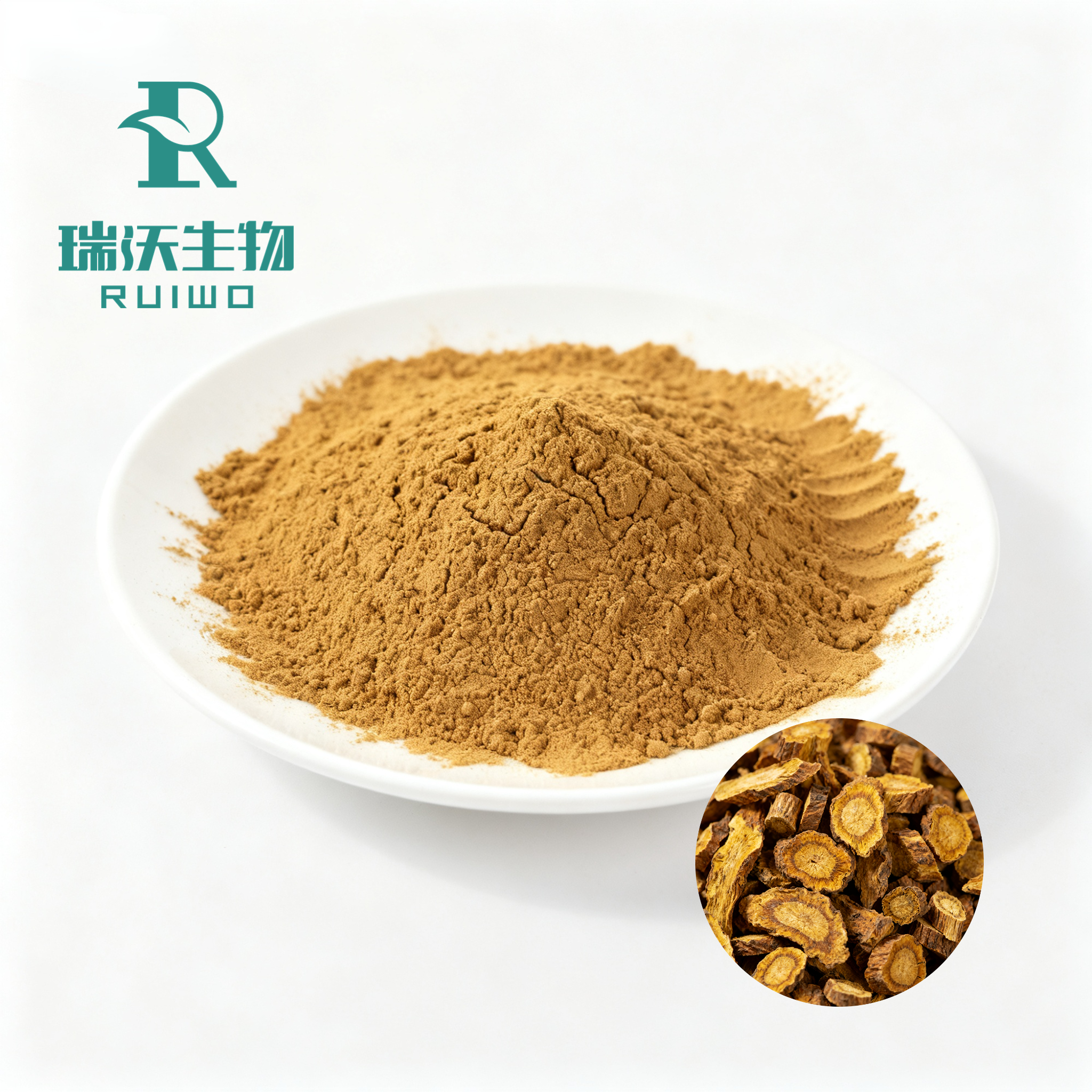 Ruiwo Phytochem 99% Pure Scutellaria Baicalensis Extract Powder (Baicalin) Solvent Extraction Food Grade Oral Supplement